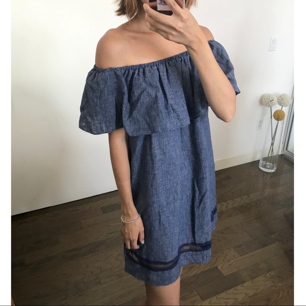 Zara Off the Shoulder Dress - Picture 1 of 2